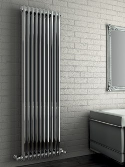 radiateur de chauffage, radiateur chrome, radiateur chauffage central chrome, radiateur colonne,