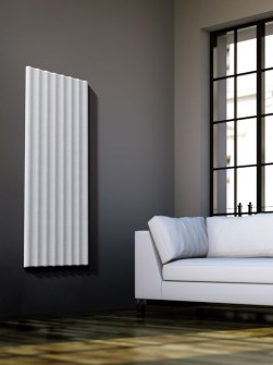 radiateur vertical en pierre, radiateur pierre, seche serviette mixte